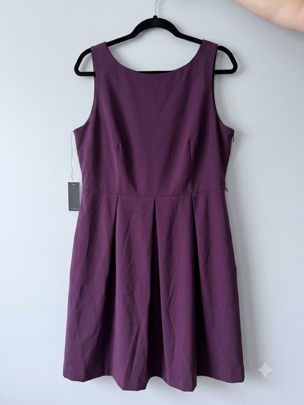 Worthington Sleeveless Plum A-Line Dress